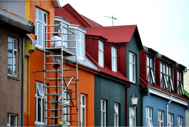Edificio que necesita subvención para rehabilitación